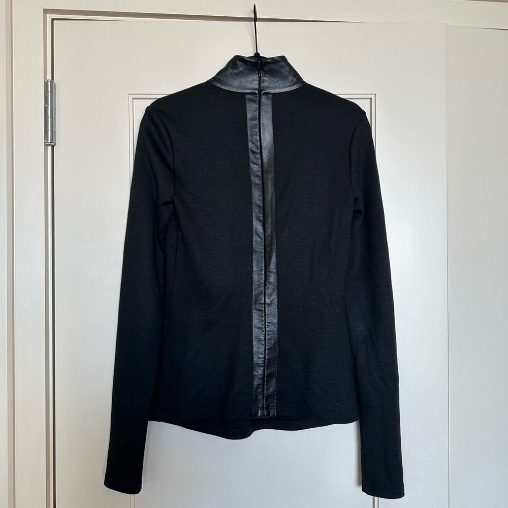 New BLK DNM Black 100% Wool Sweater Size S
